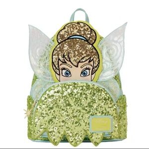 Loungefly Green Sequin Fairy Backpack